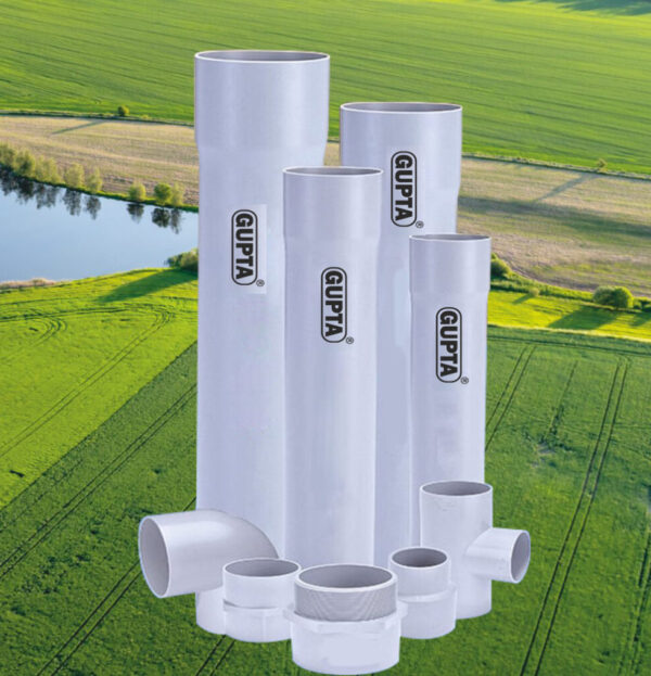 Agriculture PVC Grey Pipe